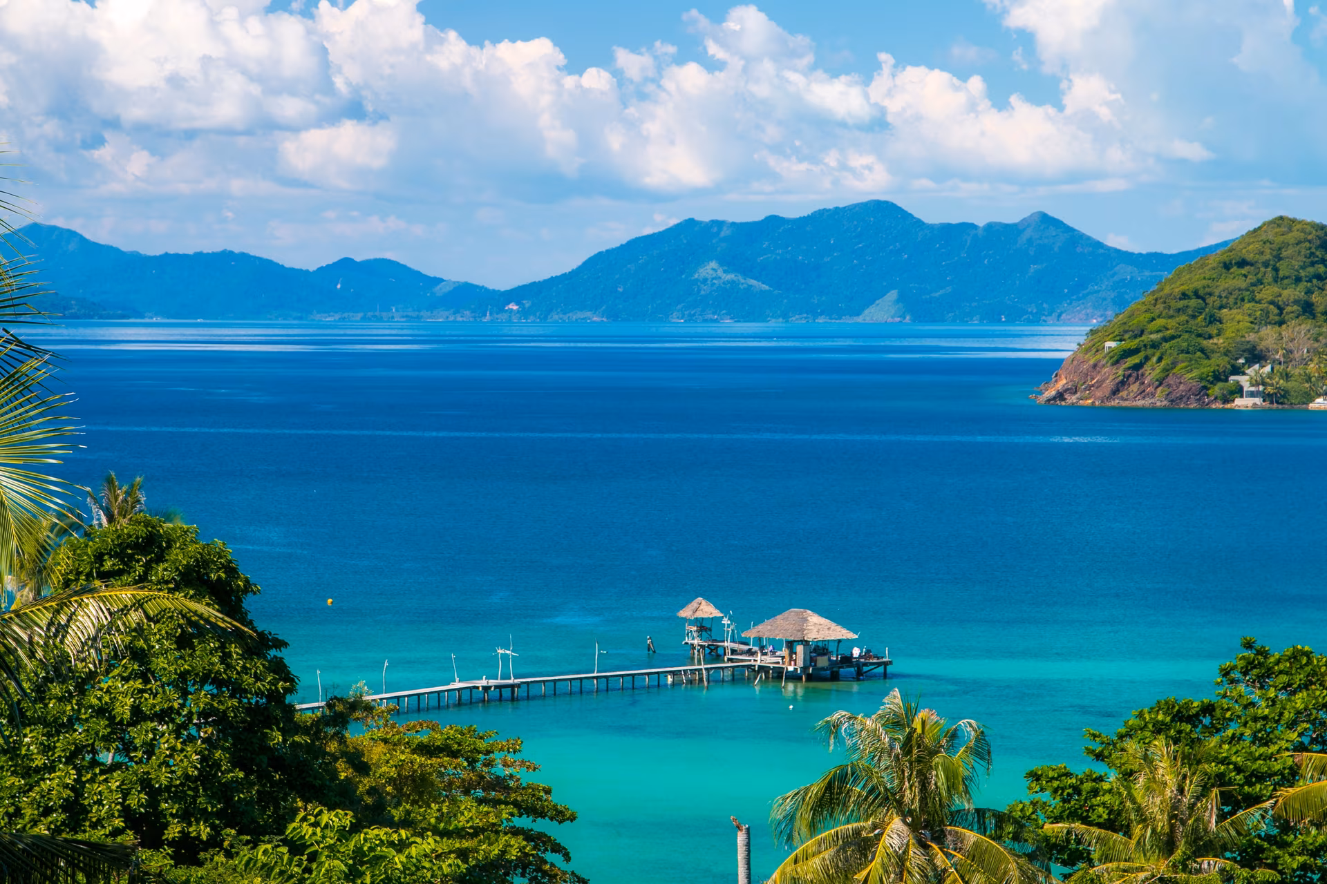 Extensão balnear em Koh Mak