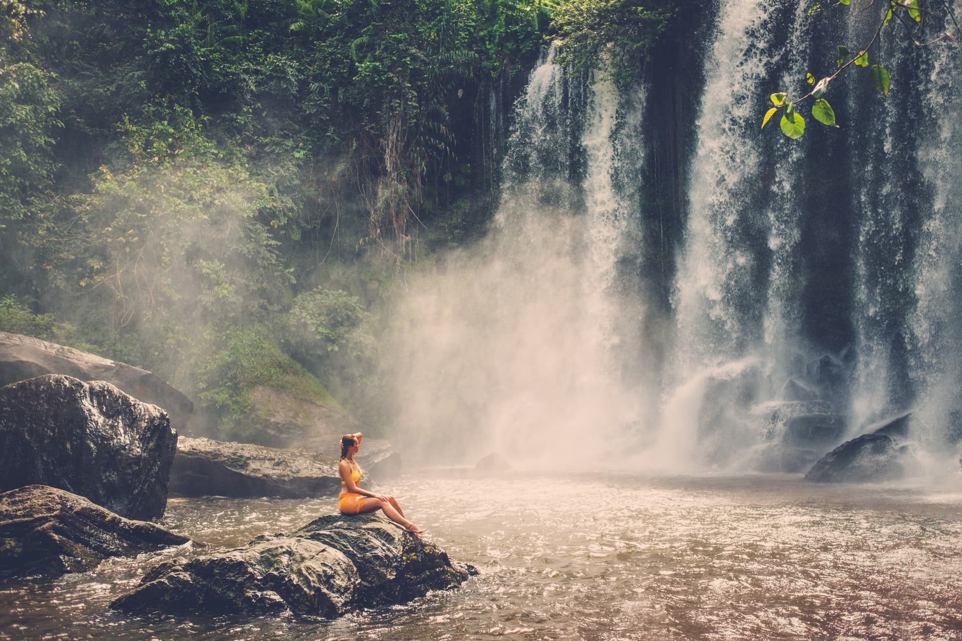 A montanha de Phnom Kulen
