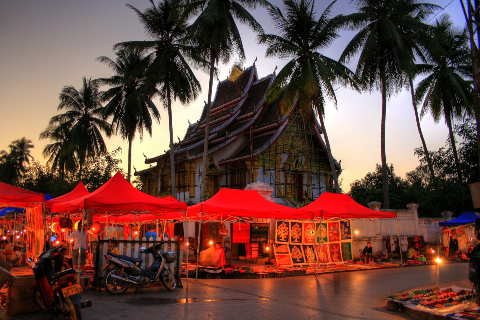 Mercado Noturno de Luang Prabang